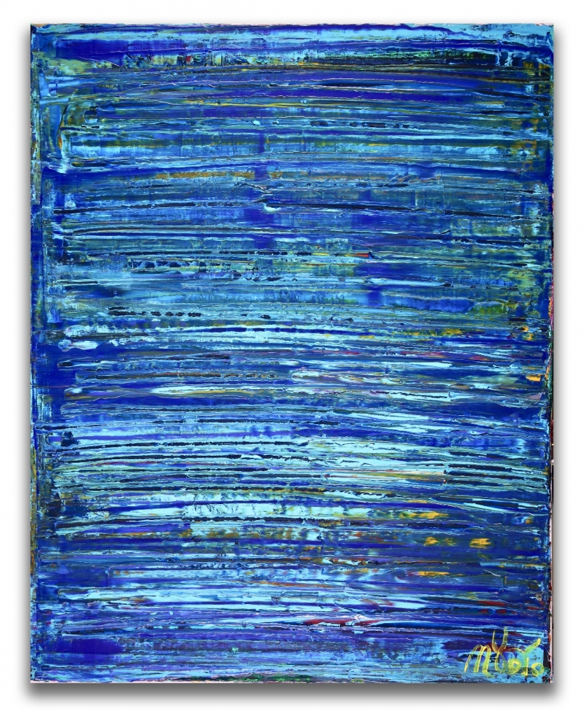 SOLD - Maritime Spectra 3 (2018) Abstract Acrylic painting by Nestor Toro