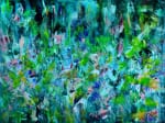 SOLD After the rainfall - READY TO HANG! (2018) abstract expressionistic Acrylic painting by Nestor Toro