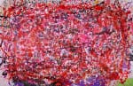 SOLD - Shimmering lights and gestures (2018) Abstract Acrylic painting by Nestor Toro
