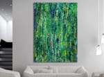 SOLD - Green Frenzy in context view by Nestor Toro / Los Angeles