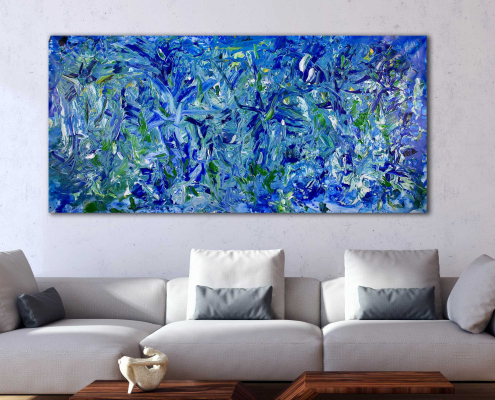 SOLD - Forest In Blue by Nestor Toro
