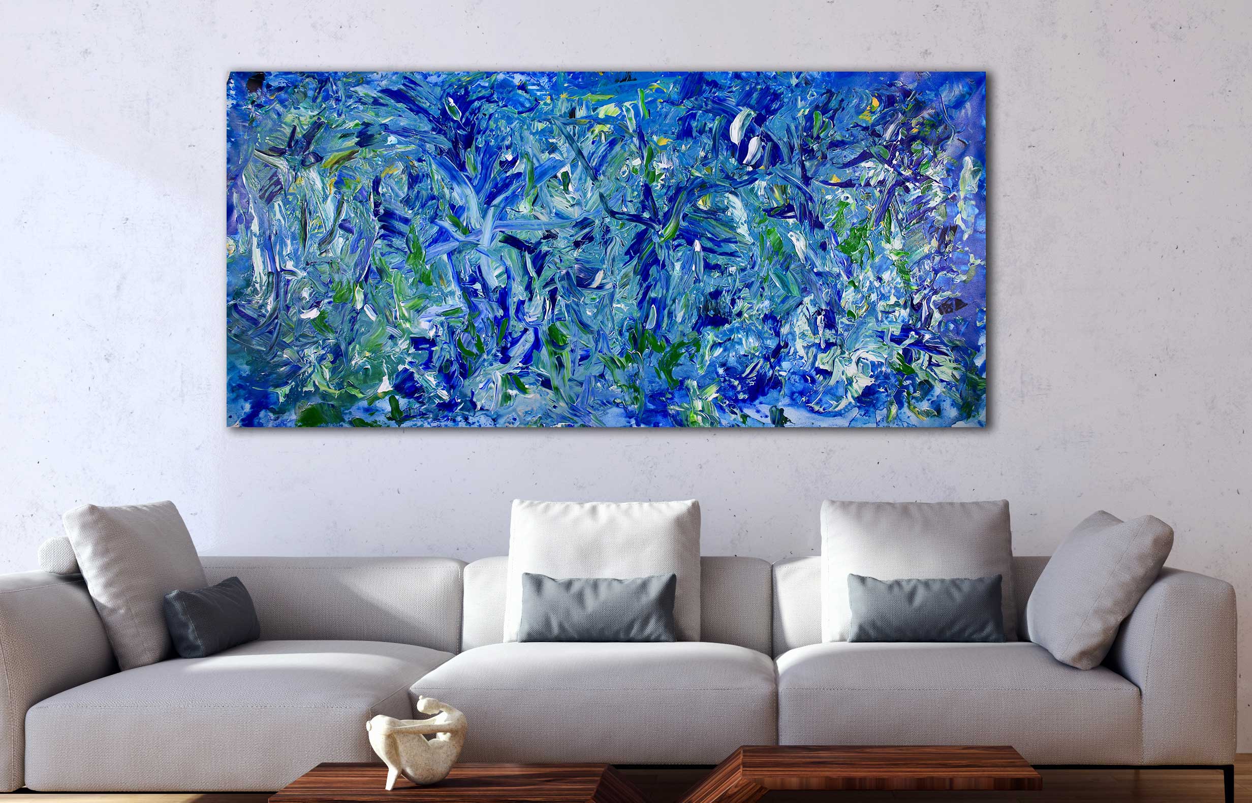 SOLD - Forest In Blue by Nestor Toro