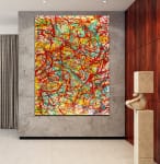 Candy Coated Chaos by Nestor Toro / Pollock Inspired