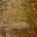 SOLD / Golden shadows (2018) Abstract Acrylic painting by Nestor Toro