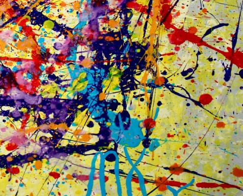 SIGNATURE In a Fearless Reality (2018) Large Acrylic painting by Nestor Toro