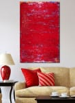 Petrified Red (China) Abstract Acrylic painting by Nestor Toro (SOLD)