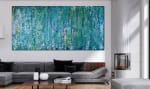 Sold Abstract painting / Thousand Points of Light by Nestor Toro - Extra Large Statement work