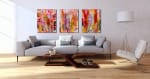 SOLD Abstract Art - Interrupted Frequencies by Nestor Toro