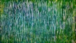 SOLD \ A closer look - Shimmering forest by Nestor Toro (2019) Abstract Acrylic painting by Nestor Toro