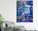Island coast (Tide Pools) (2019) Abstract Acrylic painting by Nestor Toro