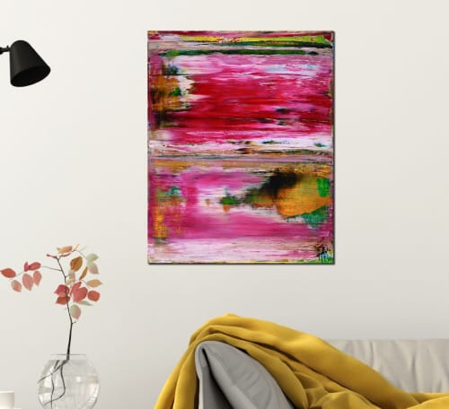 Glowing California cliffs (2019) by Nestor Toro L.A.