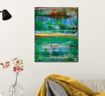 SOLD Painting - Outside of the greenhouse (2019) by Nestor Toro