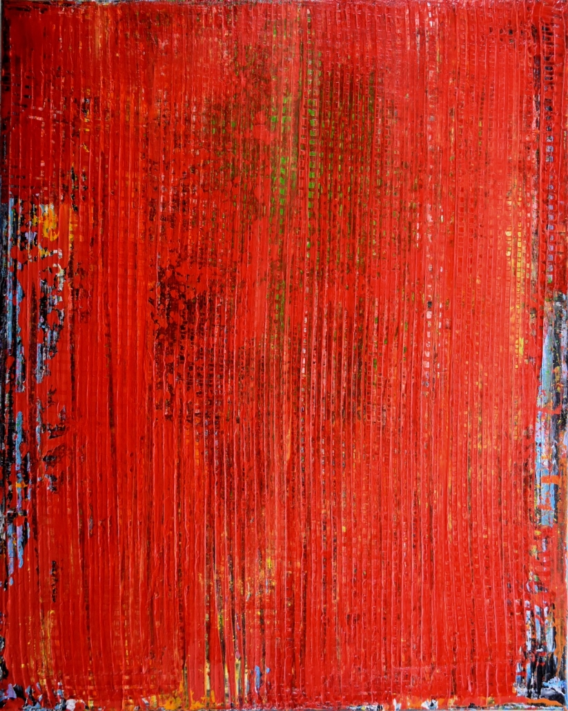 SOLD - The Dreaming V by Nestor Toro / 20 x 16 inches