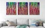 SOLD / The Very First Time by Nestor Toro - Triptych!