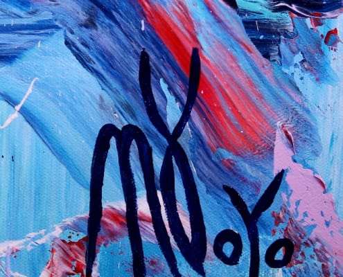 SIGNATURE | Endlessly Blue (Red and Purple Mirrors) By Nestor Toro SIGNATURE | Endlessly Blue (Red and Purple Mirrors) By Nestor Toro