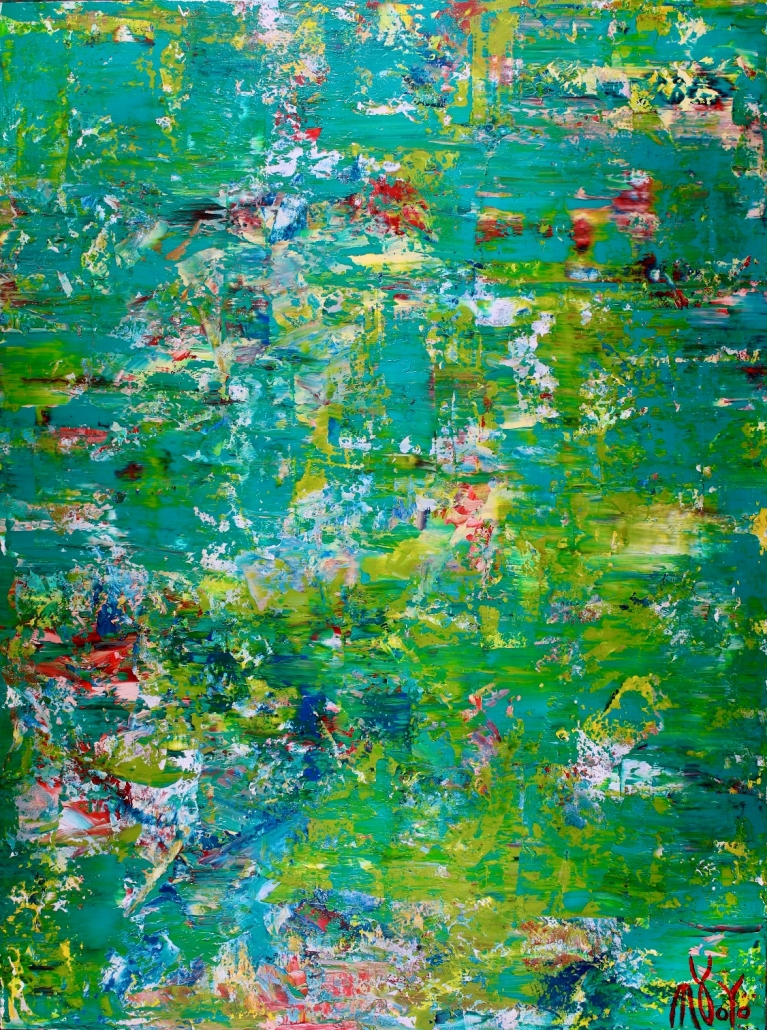 SOLD- Enchanted Greenery (Verdor encantado) by Nestor Toro