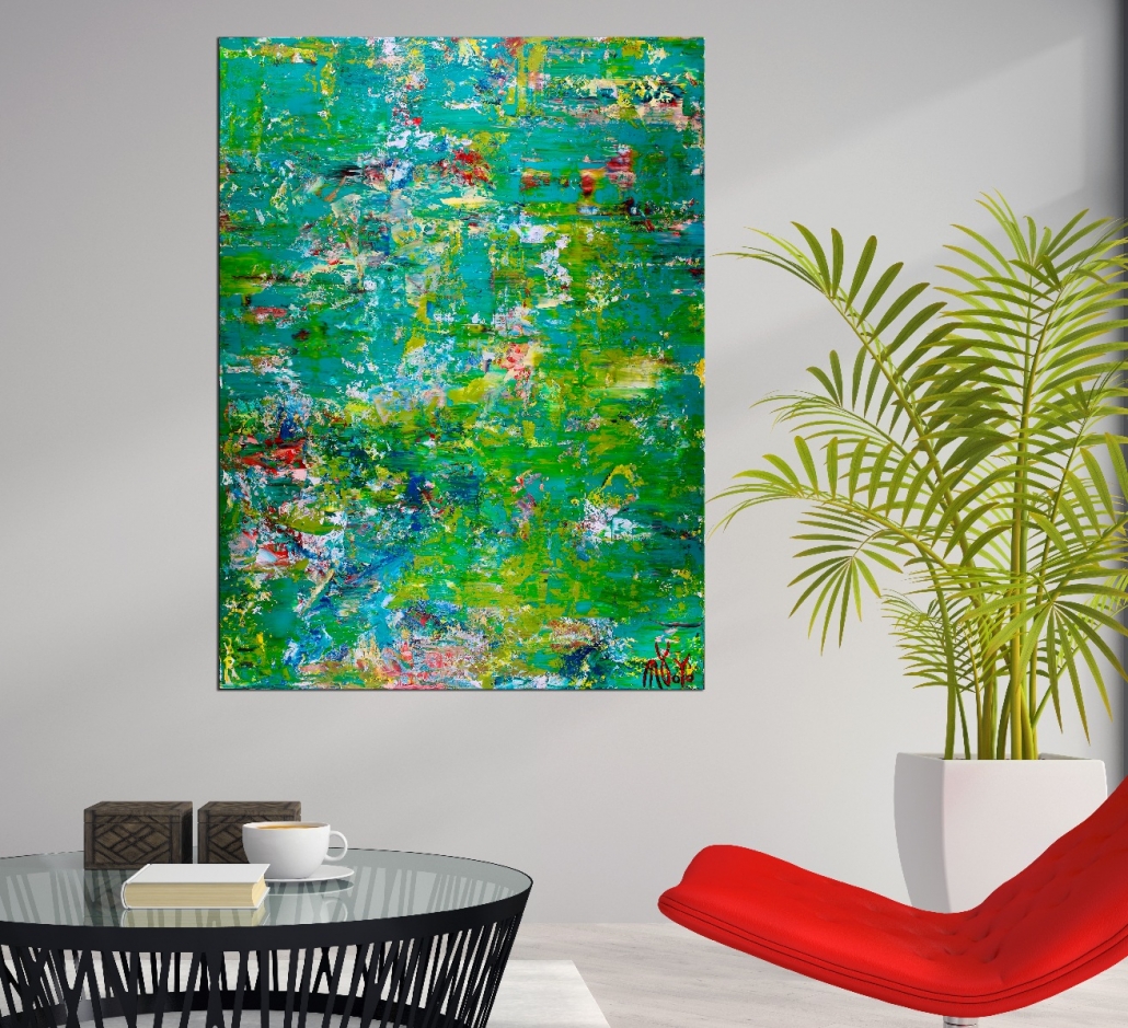Room View - Enchanted Greenery (Verdor encantado) by Nestor Toro