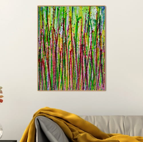 Small Vibrations (Ode To Green) by Nestor Toro (2019) SOLD