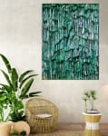 Room View - Green Gravity by Nestor Toro in Los Angeles - SOLD