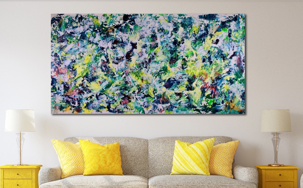 SOLD - With lights on Painting by Nestor Toro in Los Angeles