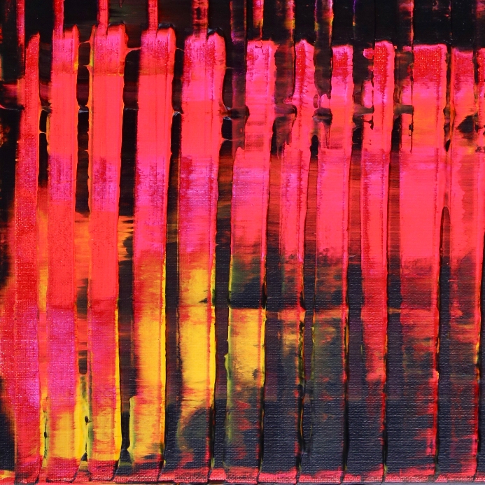 Detail - Fluorescent pink (Visible light) by Nestor Toro 2019 Los Angeles