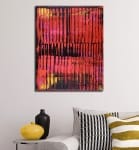 Room View - Fluorescent pink (Visible light) by Nestor Toro 2019 Los Angeles