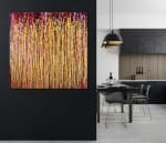 Room View - A Delicate Chaos (Metallic Spectra) by Nestor Toro