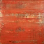SOLD - Sunset paradise 3 (Metallic Orange Spectra) Painting by Nestor Toro