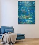 SOLD / Celeste Terrain (Moon reflections) by Nestor Toro