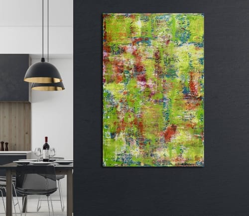 Verdor (Organic Imagery) (2019) Abstract painting by Nestor Toro