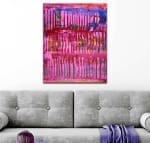 Pink Takeover (Blue Lights) 2020 by Nestor Toro