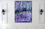 SOLD - Iridescent Panorama (Blue Shapes) (2020) by Nestor Toro