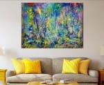 SOLD Abstract - Wild Dreams in L.A. by Nestor Toro