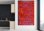 SOLD - Rojo infinito (Fiery spectra) 5 (2020) by Nestor Toro