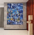 Room View - Rapid Iridescent Cascades (2020) by Nestor Toro