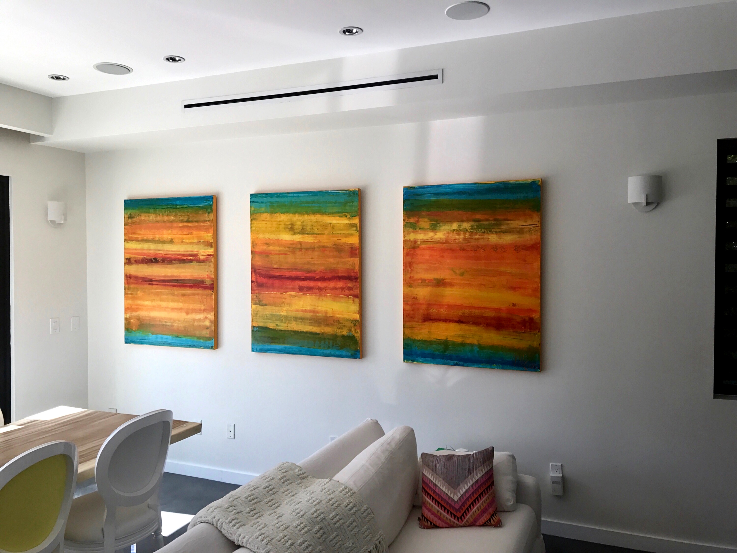 Nestor Toro's abstract work in collector's homes