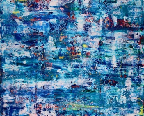 SOLD - Azul Infinito #3 (2020) by Nestor Toro SOLD - Azul Infinito #3 (2020) by Nestor Toro