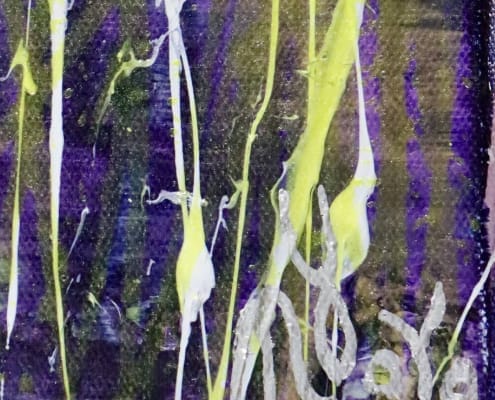 SIGNATURE - Fantasy takeover (over silver purple) (2020) by Nestor Toro SOLD / Fantasy takeover (over silver purple) (2020) by Nestor Toro