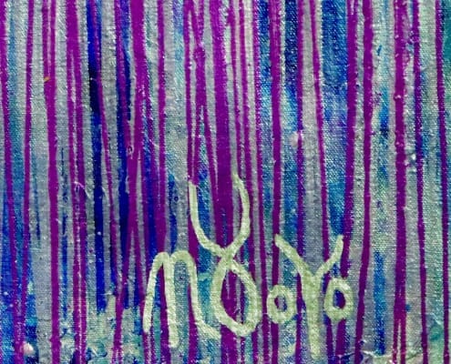 signature - Room View - Purple Spectra (Silver skies) (2020) by Nestor Toro Signatrue - Room View - Purple Spectra (Silver skies) (2020) by Nestor Toro