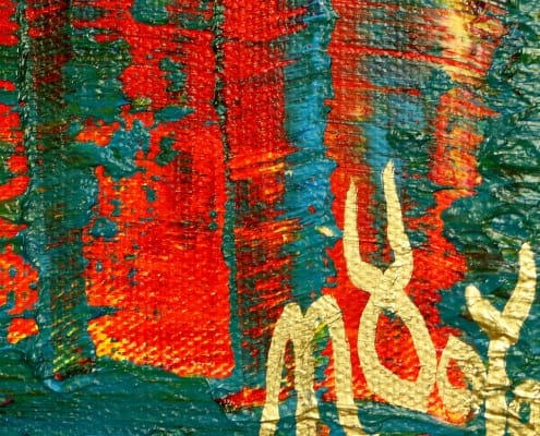 SOLD / Signature - Infinity Terrain (With Blue) (2020) by Nestor Toro SOLD / Signature - Infinity Terrain (With Blue) (2020) by Nestor Toro