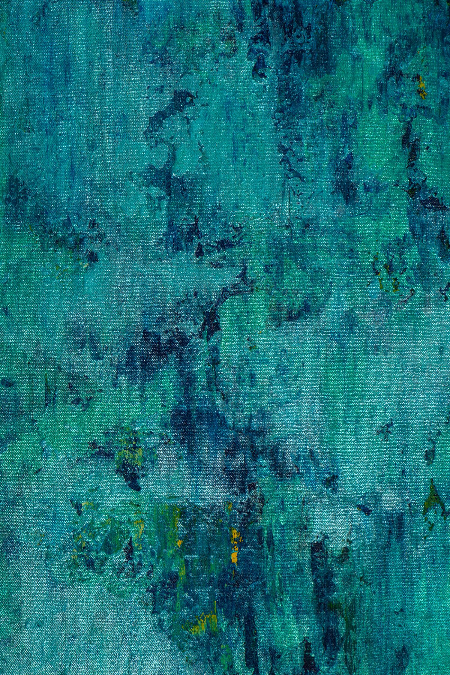 Detail / The Deepest Ocean (Turquoise spectra) (2020) by Nestor Toro