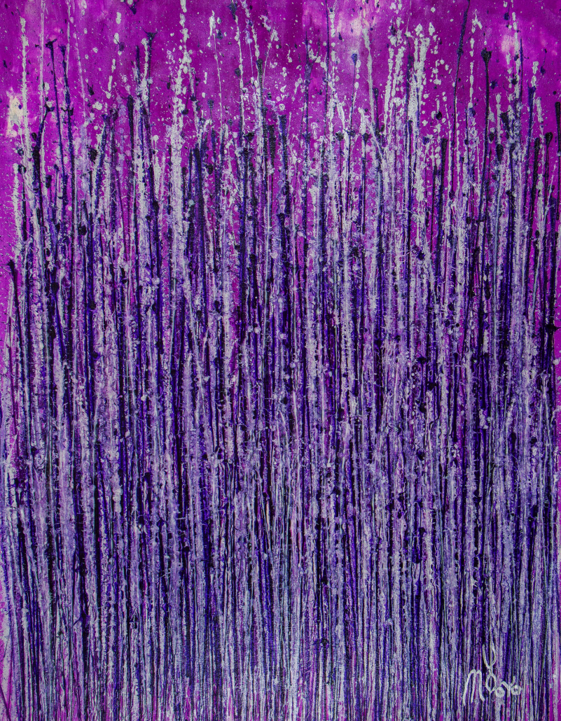 Lavish Purple Spectra (2020) by Nestor Toro