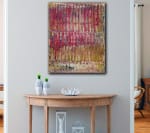 Room View - Pink Spectra and Lights 3 (2020) by Nestor Toro