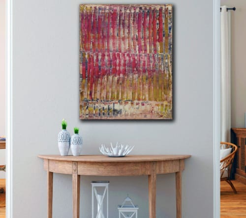 Room View - Pink Spectra and Lights 3 (2020) by Nestor Toro