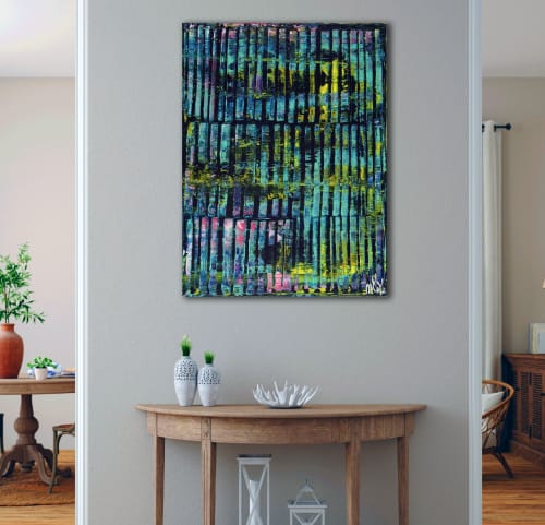 Modern spectra and lights (With Teal) (2020) by Nestor Toro