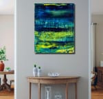 SOLD - Mountain Terrain (Sunset - Sunrise) 2020 by Nestor Toro