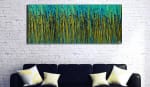 Room example / Vernal Garden (With Green) (2020) / Triptych
