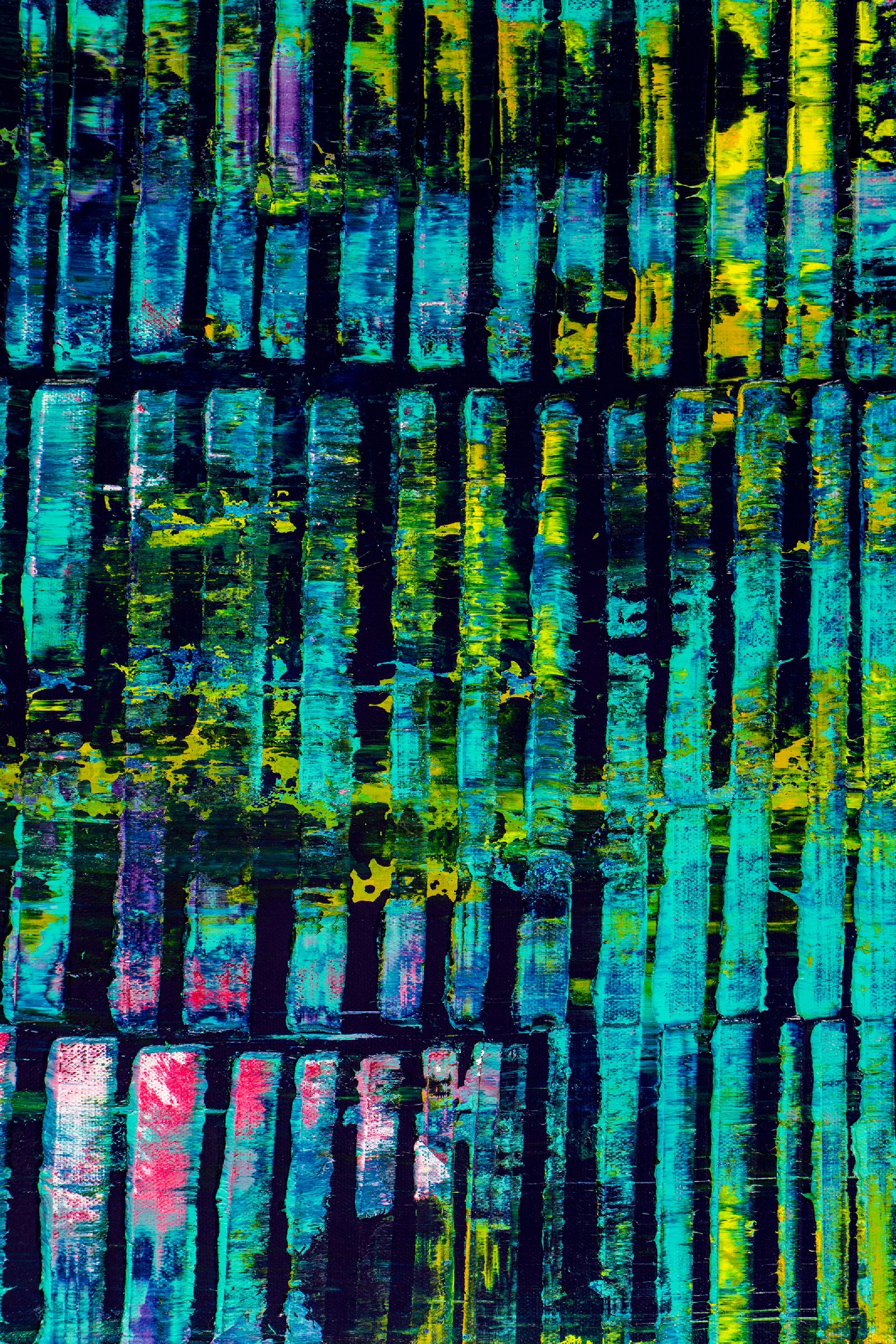 Detail - Modern spectra and lights (With Teal) (2020) by Nestor Toro