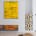 Room example / Yellow Reunion (Lost Lights) (2021) - 24x36 inches /Artist Nestor Toro