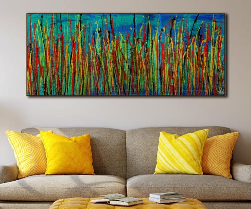 Natures Imagery (Scattering Colors) 1 (2021) / Triptych